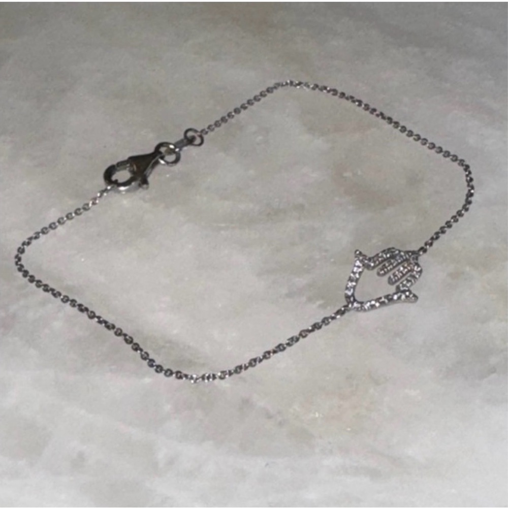 Dana Rebecca white gold Hamsa Hand Bracelet